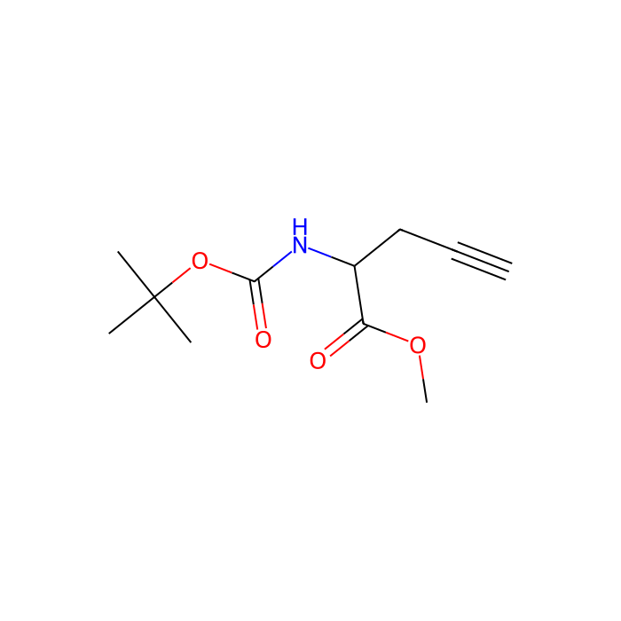 (S)-Methyl 2-((tert-butoxycarbonyl)amino)pent-4-ynoate - ≥95% CAS No(71460-02-1) by Aladdin Scientific