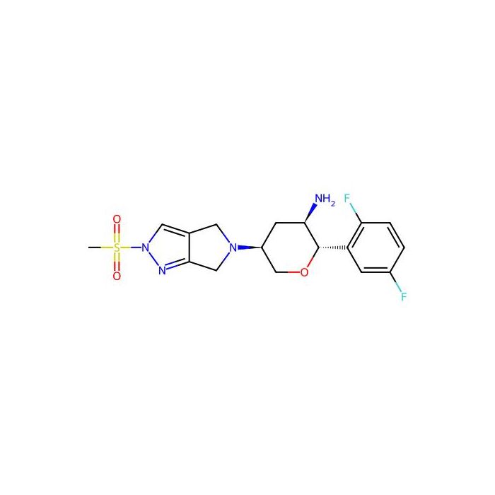 (2S,3R,5S)-2-(2,5-difluorophenyl)-5-(2-methylsulfonyl-4,6-dihydropyrrolo[3,4-c]pyrazol-5-yl)tetrahydropyran-3-amine -  CAS No(1443380-88-8) by Aladdin Scientific