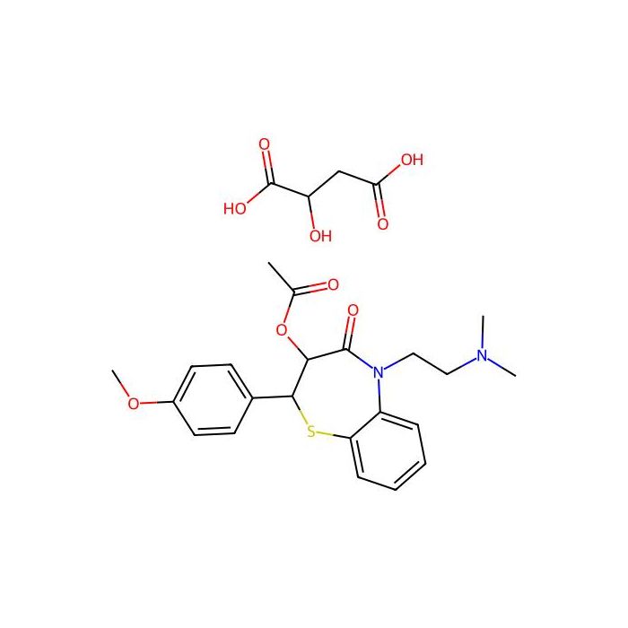 [(2S,3S)-5-[2-(dimethylamino)ethyl]-2-(4-methoxyphenyl)-4-oxo-2,3-dihydro-1,5-benzothiazepin-3-yl] acetate;2-hydroxybutanedioic acid -  CAS No(168918) by Aladdin Scientific