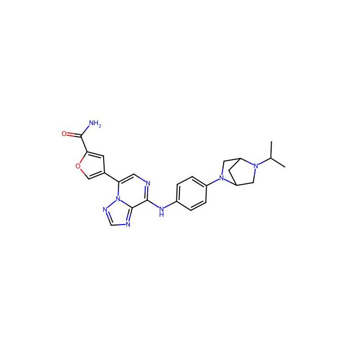 4-(8-((4-((1S,4S)-5-Isopropyl-2,5-diazabicyclo(2.2.1)heptan-2-yl)phenyl)amino)-(1,2,4)triazolo(1,5-a)pyrazin-5-yl)furan-2-carboxamide -  CAS No(1195065-29-2) by Aladdin Scientific