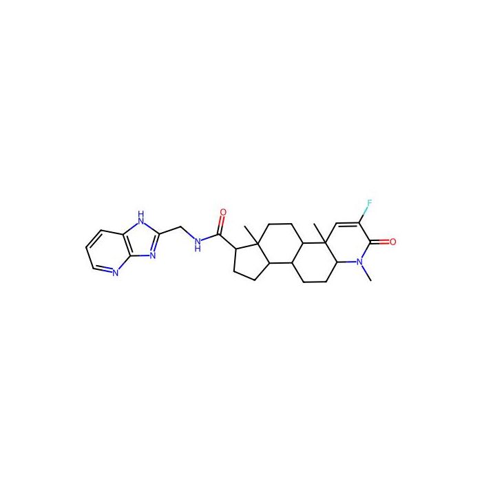 (1S,9aS,11aS)-8-fluoro-N-(1H-imidazo[4,5-b]pyridin-2-ylmethyl)-6,9a,11a-trimethyl-7-oxo-2,3,3a,3b,4,5,5a,9b,10,11-decahydro-1H-indeno[5,4-f]quinoline-1-carboxamide -  CAS No(58818984) by Aladdin Scientific