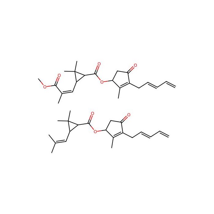 [(1S)-2-methyl-4-oxo-3-[(2Z)-penta-2,4-dienyl]cyclopent-2-en-1-yl] (1R,3R)-2,2-dimethyl-3-(2-methylprop-1-enyl)cyclopropane-1-carboxylate;[(1S)-2-methyl-4-oxo-3-[(2Z)-penta-2,4-dienyl]cyclopent-2-en-1-yl] (1R,3R)-3-[(E)-3-methoxy-2-methyl-3-oxoprop-1-enyl