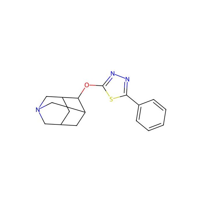 2-[[(5S)-1-azatricyclo[3.3.1.13,7]decan-4-yl]oxy]-5-phenyl-1,3,4-thiadiazole -  CAS No(68356537) by Aladdin Scientific