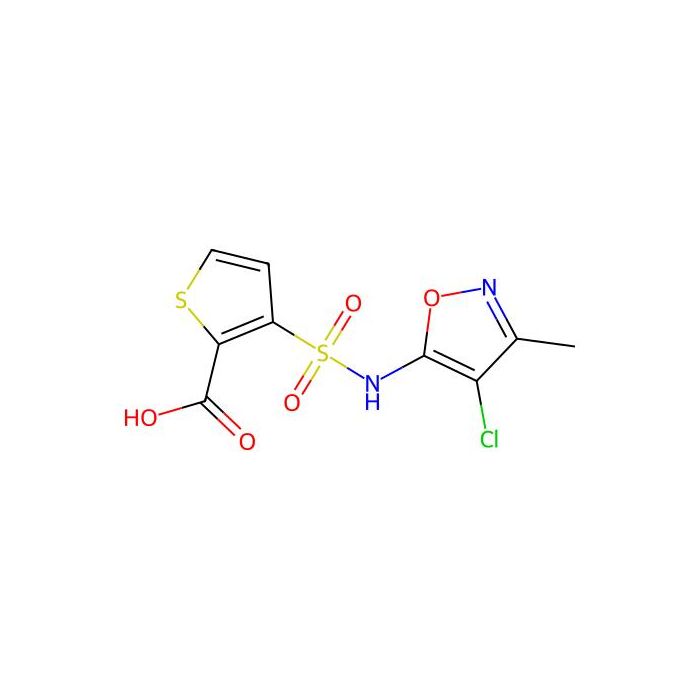 3-(N-(4-Chloro-3-methylisoxazol-5-yl)sulfamoyl)thiophene-2-carboxylic acid - ≥97% CAS No(184040-74-2) by Aladdin Scientific