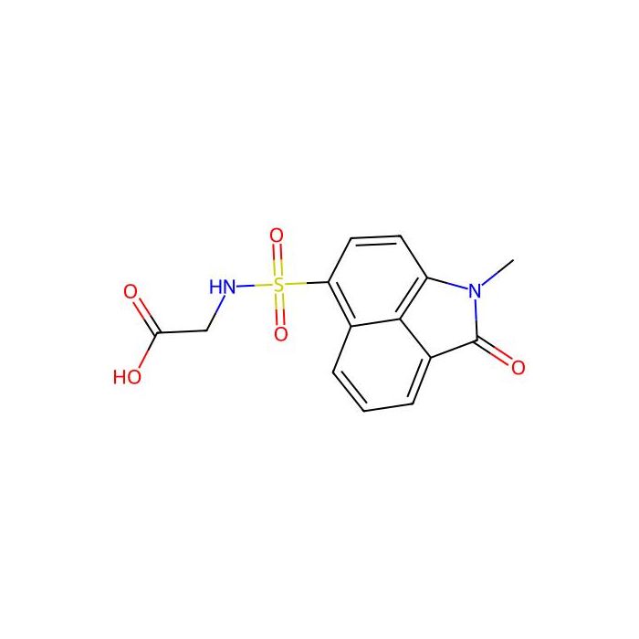 2-[(1-methyl-2-oxobenzo[cd]indol-6-yl)sulfonylamino]acetic acid - ≥97% CAS No(801224-73-7) by Aladdin Scientific