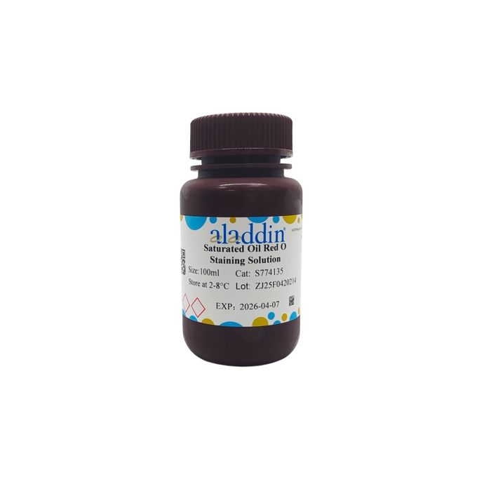 Saturated Oil Red O Staining Solution - BioReagent, Biological Stain, for microscopy  by Aladdin Scientific
