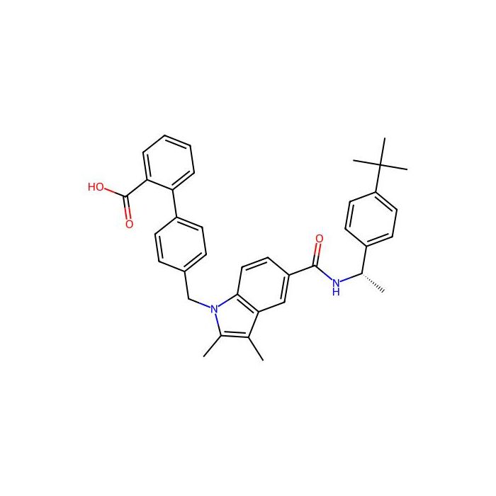 2-[4-[[5-[[(1S)-1-(4-tert-butylphenyl)ethyl]carbamoyl]-2,3-dimethylindol-1-yl]methyl]phenyl]benzoic acid -  CAS No(1415252-61-7) by Aladdin Scientific