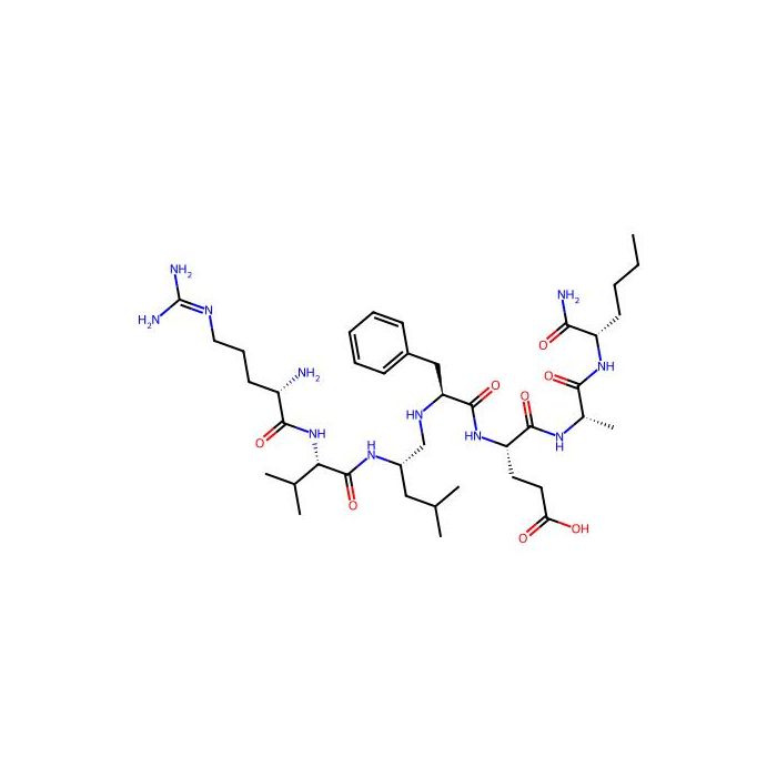 (4S)-4-[[(2S)-2-[[(2S)-2-[[(2S)-2-[[(2S)-2-amino-5-(diaminomethylideneamino)pentanoyl]amino]-3-methylbutanoyl]amino]-4-methylpentyl]amino]-3-phenylpropanoyl]amino]-5-[[(2S)-1-[[(2S)-1-amino-1-oxohexan-2-yl]amino]-1-oxopropan-2-yl]amino]-5-oxopentanoic aci