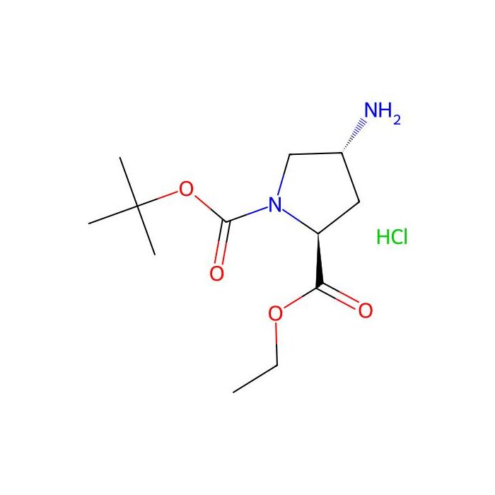(2S,4R)-1-tert-Butyl 2-ethyl 4-aminopyrrolidine-1,2-dicarboxylate hydrochloride - ≥95% CAS No(2187426-87-3) by Aladdin Scientific
