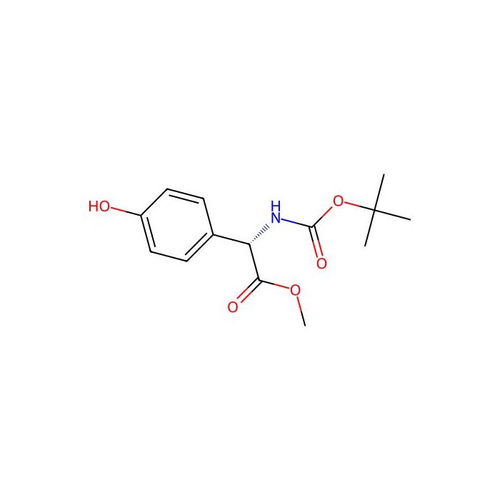(S)-Methyl 2-((tert-butoxycarbonyl)amino)-2-(4-hydroxyphenyl)acetate - ≥98% CAS No(225517-15-7) by Aladdin Scientific