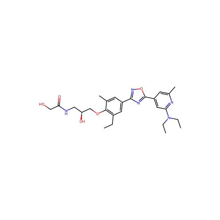 (S)-N-(3-(4-(5-(2-(Diethylamino)-6-methylpyridin-4-yl)-1,2,4-oxadiazol-3-yl)-2-ethyl-6-methylphenoxy)-2-hydroxypropyl)-2-hydroxyacetamide - ≥97% CAS No(1062670-13-6) by Aladdin Scientific