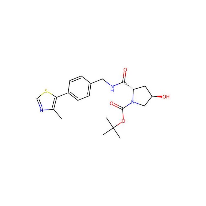 (2S,4R)-tert-butyl 4-hydroxy-2-((4-(4-methylthiazol-5-yl)benzyl)carbamoyl)pyrrolidine-1-carboxylate -  CAS No(1448191-54-5) by Aladdin Scientific