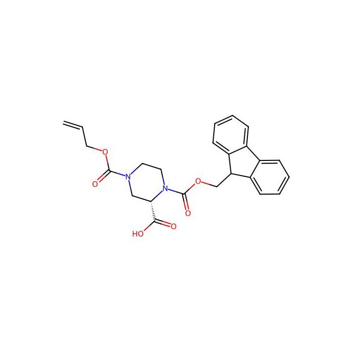 (2S)-1-[(9H-fluoren-9-ylmethoxy)carbonyl]-4-[(allyloxy)carbonyl]piperazine-2-carboxylic acid - ≥95% CAS No(915707-71-0) by Aladdin Scientific