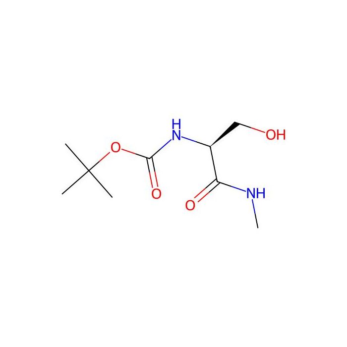 (S)-tert-Butyl (3-hydroxy-1-(methylamino)-1-oxopropan-2-yl)carbamate - ≥97% CAS No(90703-08-5) by Aladdin Scientific