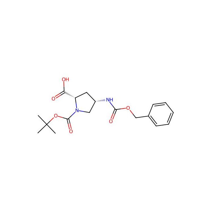(2S,4S)-4-(((benzyloxy)carbonyl)amino)-1-(tert-butoxycarbonyl)pyrrolidine-2-carboxylic acid - ≥98% CAS No(874162-99-9) by Aladdin Scientific