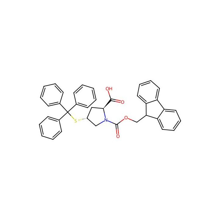 (2S,4R)-Fmoc-4-tritylmercapto-pyrrolidine-2-carboxylic acid - ≥95% CAS No(281655-34-3) by Aladdin Scientific