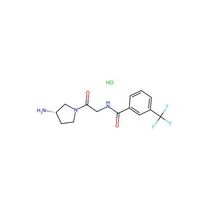 (S)-N-(2-(3-aminopyrrolidin-1-yl)-2-oxoethyl)-3-(trifluoromethyl)benzamide hydrochloride - ≥98% CAS No(857651-01-5) by Aladdin Scientific
