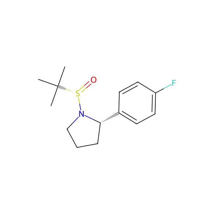 (S)-1-((S)-tert-butylsulfinyl)-2-(4-fluorophenyl)pyrrolidine -  CAS No(1218989-54-8) by Aladdin Scientific