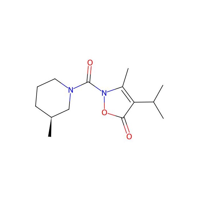 (S)-4-isopropyl-3-methyl-2-(3-methylpiperidine-1-carbonyl)isoxazol-5(2H)-one - ≥98% CAS No(654059-21-9) by Aladdin Scientific