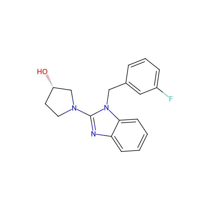 (S)-1-(1-(3-Fluorobenzyl)-1H-benzo[d]imidazol-2-yl)pyrrolidin-3-ol - ≥95% CAS No(1353998-32-9) by Aladdin Scientific
