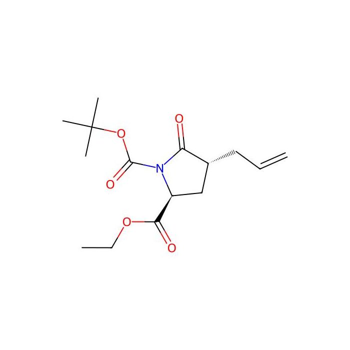 (2S,4R)-1-tert-butyl 2-ethyl 4-allyl-5-oxopyrrolidine-1,2-dicarboxylate - ≥95% CAS No(153080-81-0) by Aladdin Scientific