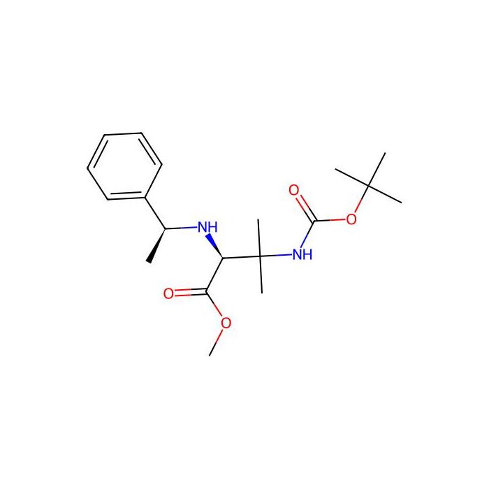 (S)-Methyl 3-((tert-butoxycarbonyl)amino)-3-methyl-2-(((S)-1-phenylethyl)amino)butanoate - ≥95% CAS No(1093192-06-3) by Aladdin Scientific