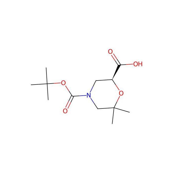 (2S)-4-((tert-butoxy)carbonyl)-6,6-dimethylmorpholine-2-carboxylic acid - ≥97% CAS No(1416444-82-0) by Aladdin Scientific