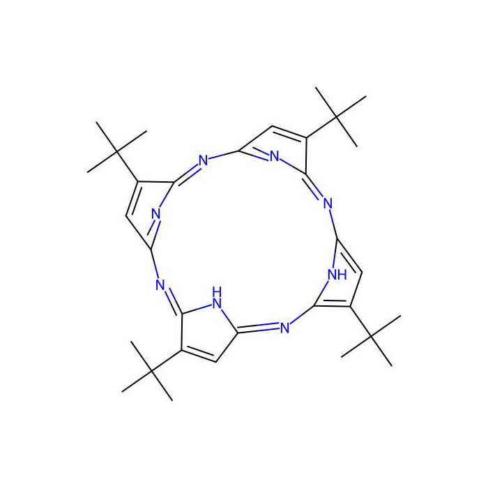 2,7,12,17-Tetra-tert-butyl-5,10,15,20-tetraaza-21H,23H-porphine - Dye content 85 % CAS No(64987-70-8) by Aladdin Scientific