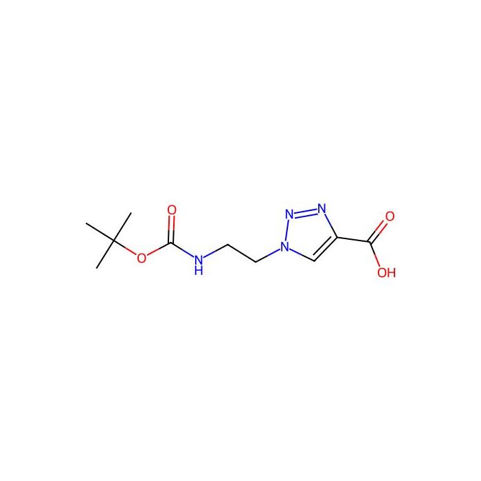 1-(2-(((tert-butoxy)carbonyl)amino)ethyl)-1H-1,2,3-triazole-4-carboxylic acid - ≥97% CAS No(1211504-22-1) by Aladdin Scientific