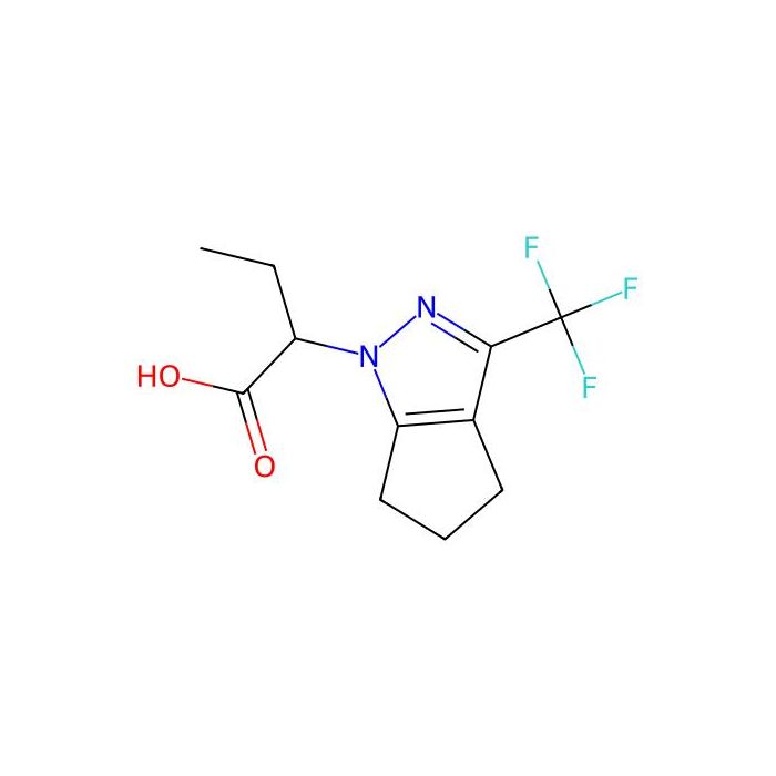 2-[3-(trifluoromethyl)-5,6-dihydrocyclopenta[c]pyrazol-1(4H)-yl]butanoic acid - ≥97% CAS No(938001-67-3) by Aladdin Scientific