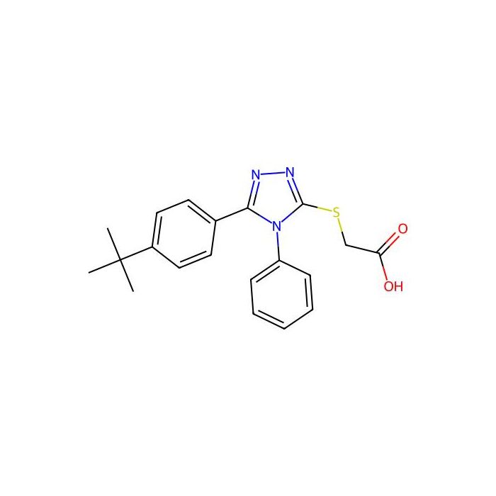 2-{[5-(4-tert-butylphenyl)-4-phenyl-4H-1,2,4-triazol-3-yl]sulfanyl}acetic acid -  CAS No(312522-54-6) by Aladdin Scientific