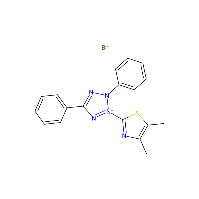 Thiazolyl Blue Tetrazolium Bromide - ≥98% CAS No(298-93-1) by Aladdin Scientific