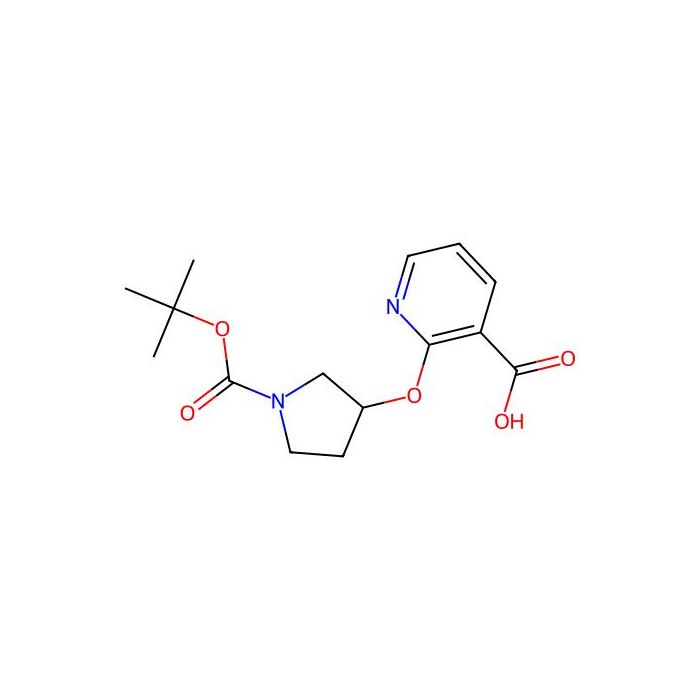 2-((1-(tert-Butoxycarbonyl)pyrrolidin-3-yl)oxy)nicotinic acid - ≥97% CAS No(1086392-88-2) by Aladdin Scientific