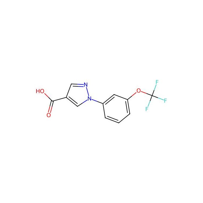 1-(3-(Trifluoromethoxy)phenyl)-1H-pyrazole-4-carboxylic acid - ≥95% CAS No(1260773-08-7) by Aladdin Scientific