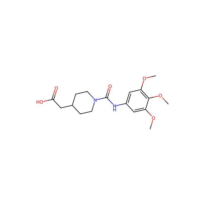 (1-{[(3,4,5-Trimethoxyphenyl)amino]-carbonyl}piperidin-4-YL)acetic acid - ≥95% CAS No(1142202-68-3) by Aladdin Scientific