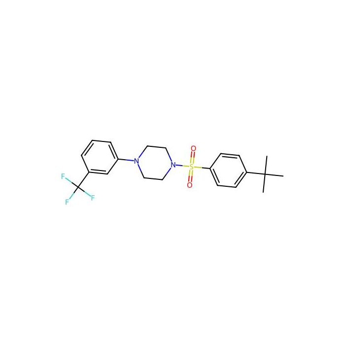 1-((4-(Tert-butyl)phenyl)sulfonyl)-4-(3-(trifluoromethyl)phenyl)piperazine - ≥90% CAS No(315692-42-3) by Aladdin Scientific