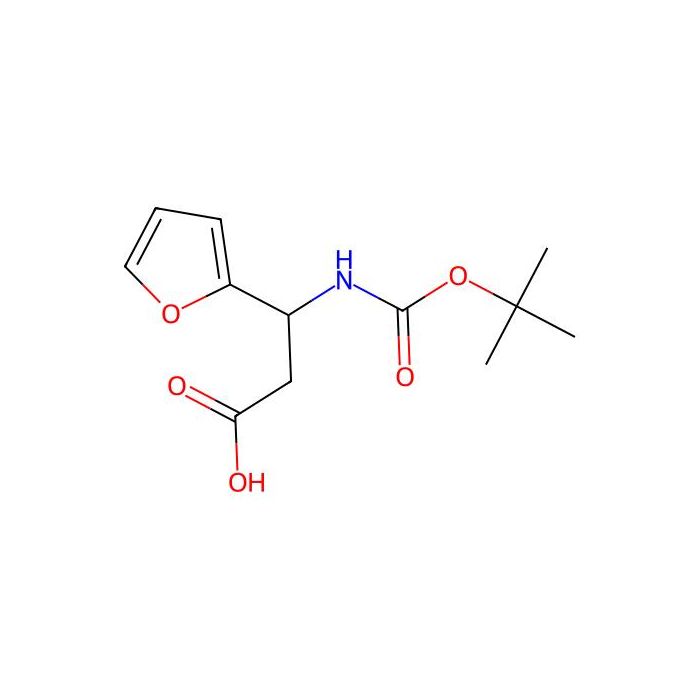 3-((tert-Butoxycarbonyl)amino)-3-(furan-2-yl)propanoic acid - ≥95% CAS No(14676-03-0) by Aladdin Scientific