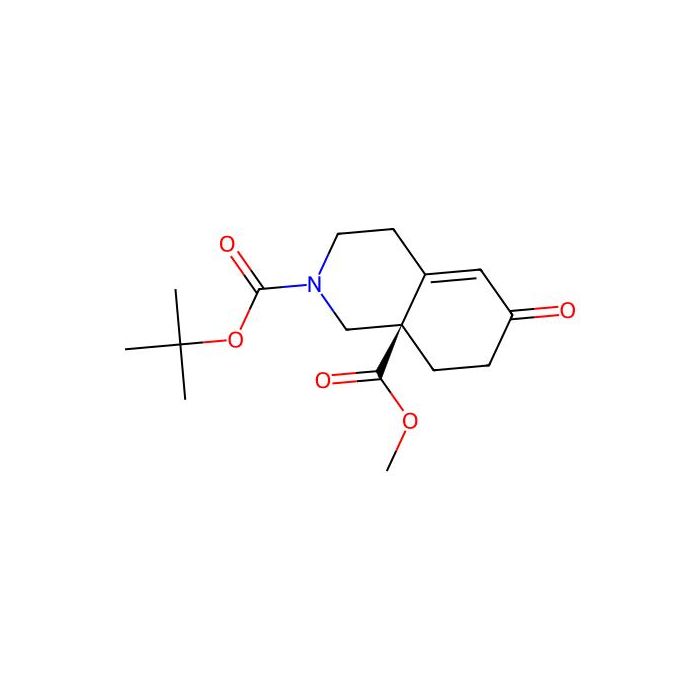 2-tert-butyl 8a-methyl (8aR)-6-oxo-1,2,3,4,6,7,8,8a-octahydroisoquinoline-2,8a-dicarboxylate - ≥97% CAS No(445312-74-3) by Aladdin Scientific