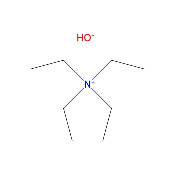 Tetraethylammonium hydroxide（TEAOH） - AR, 25% in methanol CAS No(77-98-5) by Aladdin Scientific