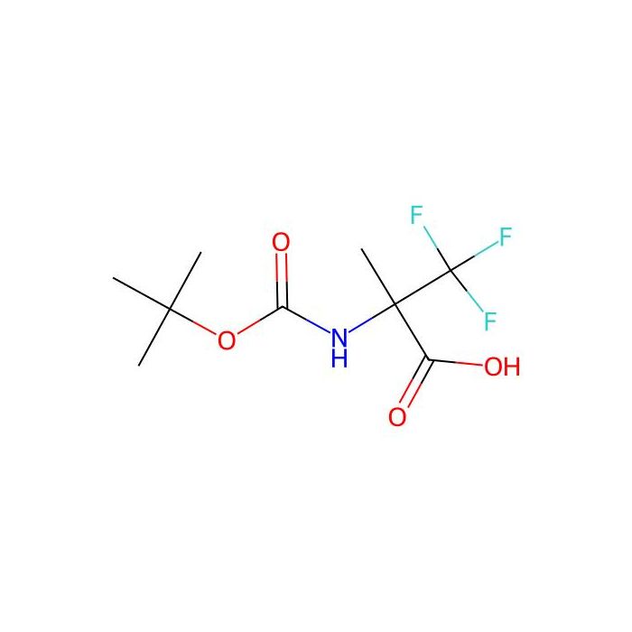 2-(((Tert-butoxy)carbonyl)amino)-3,3,3-trifluoro-2-methylpropanoic acid - ≥98% CAS No(170462-68-7) by Aladdin Scientific