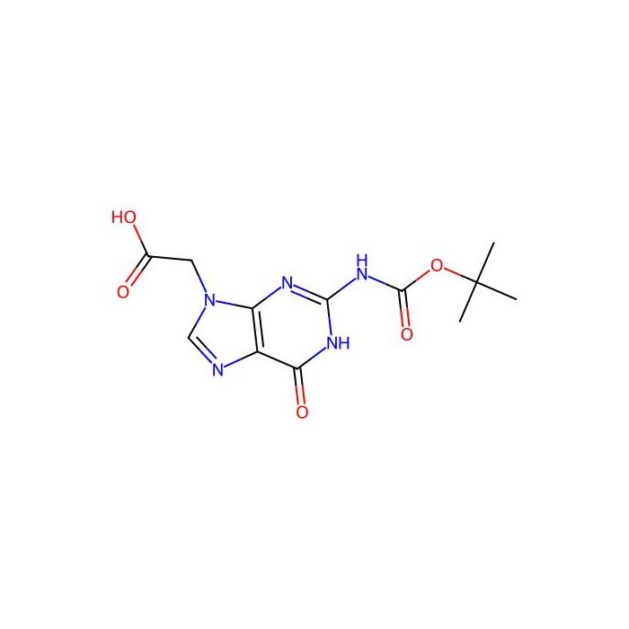 2-(2-((tert-Butoxycarbonyl)amino)-6-oxo-1H-purin-9(6H)-yl)acetic acid - ≥97% CAS No(1028077-12-4) by Aladdin Scientific