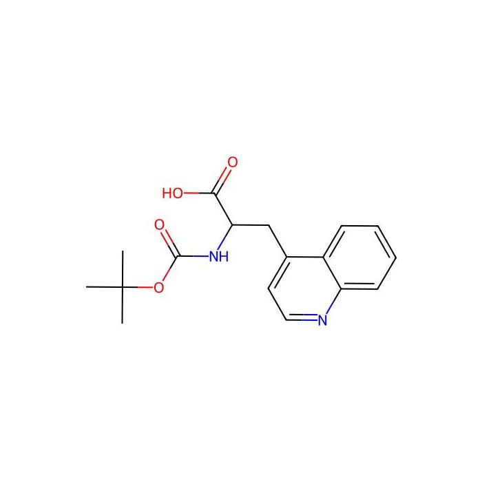2-((tert-Butoxycarbonyl)amino)-3-(quinolin-4-yl)propanoic acid - ≥98% CAS No(851307-45-4) by Aladdin Scientific
