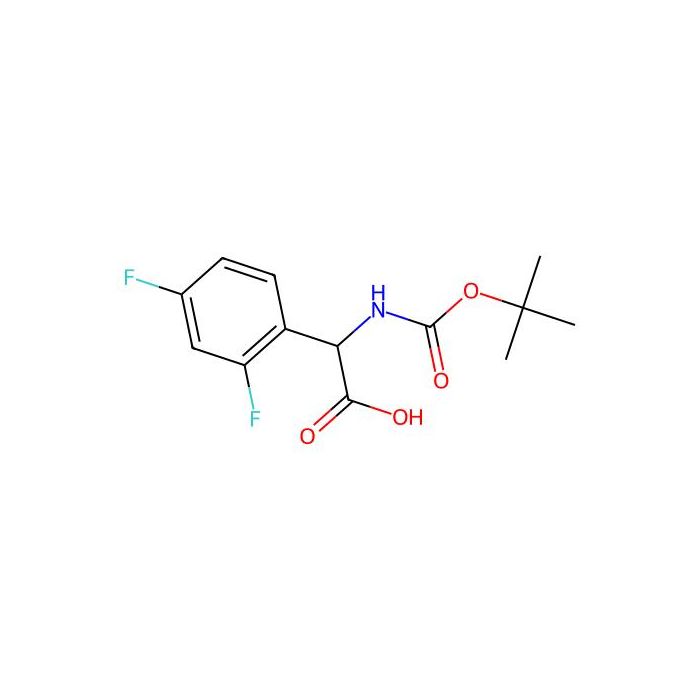 2-((Tert-butoxycarbonyl)amino)-2-(2,4-difluorophenyl)acetic acid - ≥98% CAS No(1025496-16-5) by Aladdin Scientific
