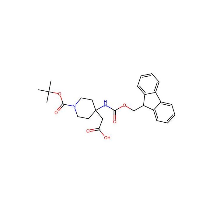 2-(1-((tert-butoxy)carbonyl)-4-((((9H-fluoren-9-yl)methoxy)carbonyl)amino)piperidin-4-yl)acetic acid -  CAS No(946682-26-4) by Aladdin Scientific