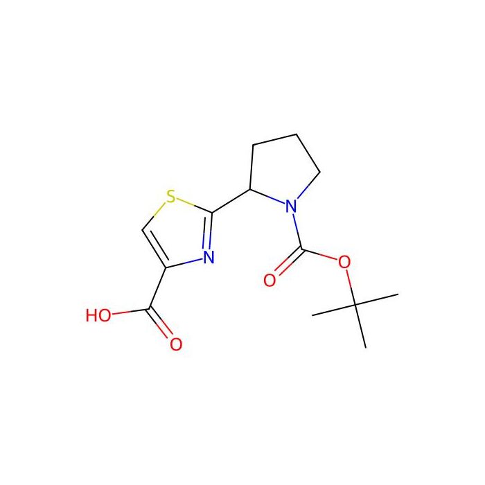 2-(1-(tert-Butoxycarbonyl)pyrrolidin-2-yl)thiazole-4-carboxylic acid - ≥97% CAS No(1824349-18-9) by Aladdin Scientific