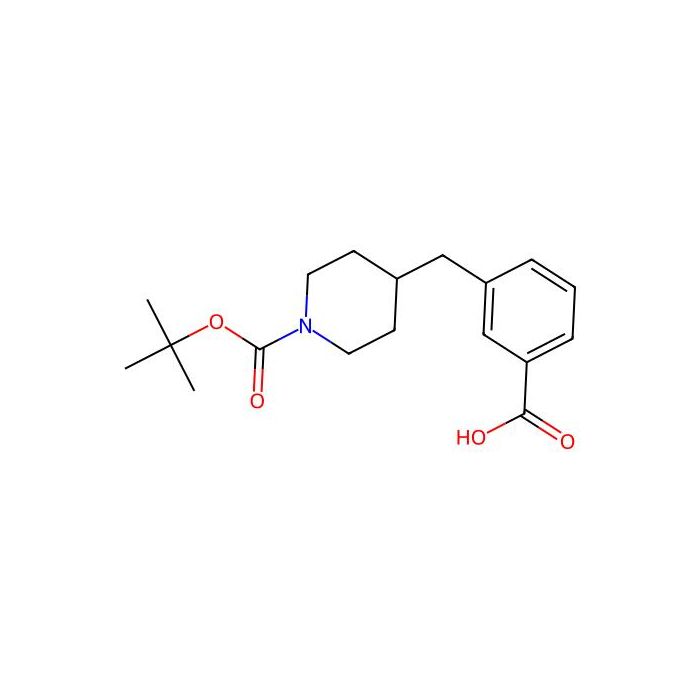 3-((1-(tert-Butoxycarbonyl)piperidin-4-yl)methyl)benzoic acid - ≥95% CAS No(799283-53-7) by Aladdin Scientific