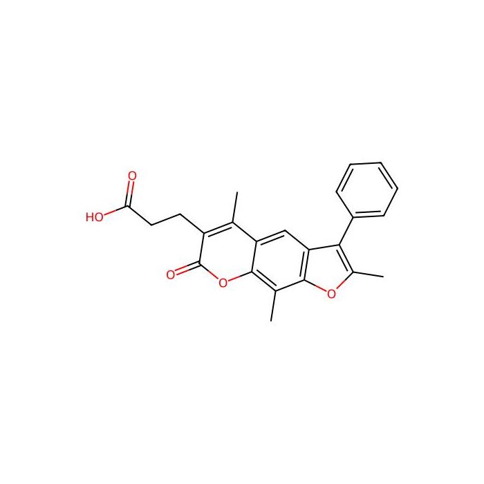 3-(2,5,9-trimethyl-7-oxo-3-phenyl-7H-furo[3,2-g]chromen-6-yl)propanoic acid - ≥95% CAS No(777857-47-3) by Aladdin Scientific