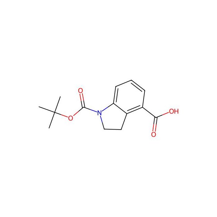 1-((tert-butoxy)carbonyl)-2,3-dihydro-1H-indole-4-carboxylic acid - ≥95% CAS No(208774-11-2) by Aladdin Scientific