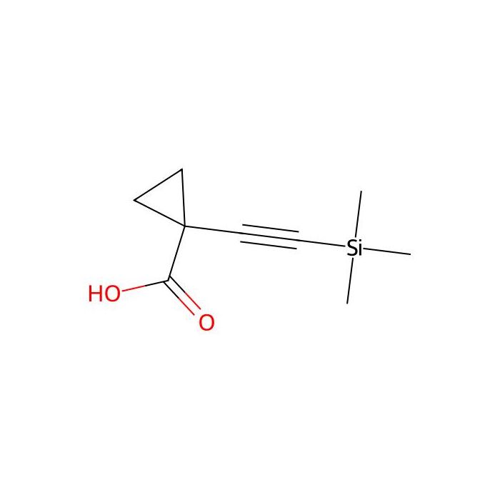 1-((Trimethylsilyl)ethynyl)cyclopropanecarboxylic acid - ≥98% CAS No(1268810-07-6) by Aladdin Scientific