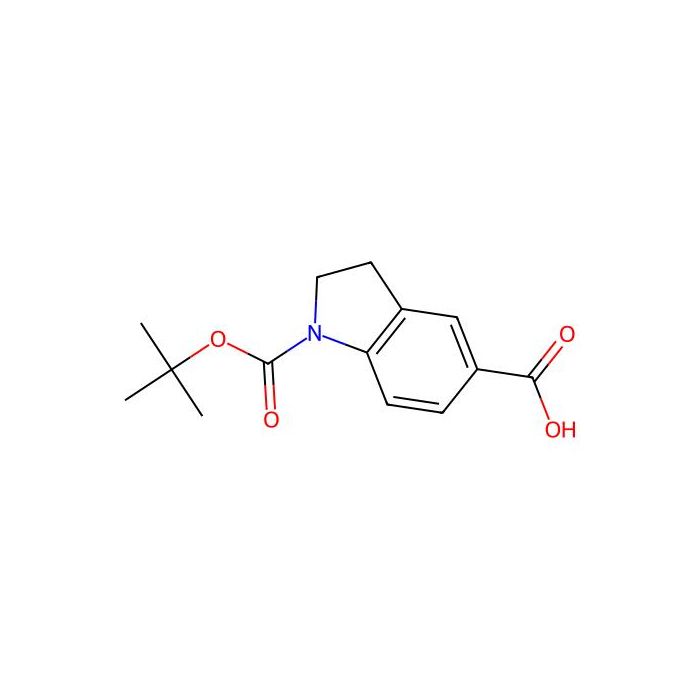 1-[(tert-butoxy)carbonyl]-2,3-dihydro-1H-indole-5-carboxylic acid - ≥95% CAS No(339007-88-4) by Aladdin Scientific